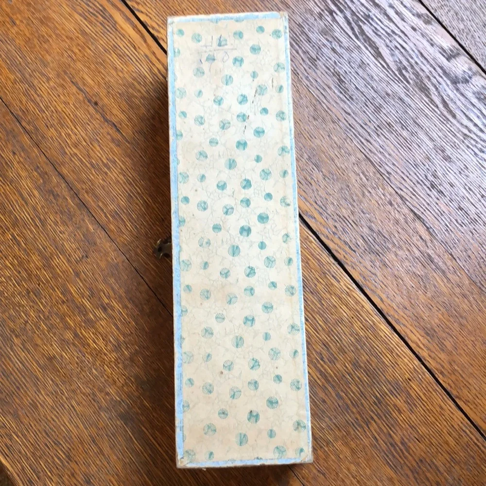 Vintage Wooden Necktie Box Art Deco